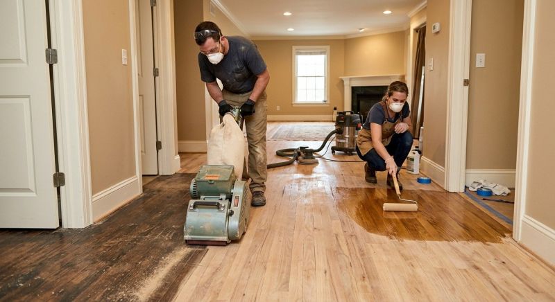 Hardwood Floor Staining in Kansas City, KS