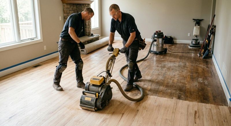 Mahogany Floor Refinishing in Kansas City, KS
