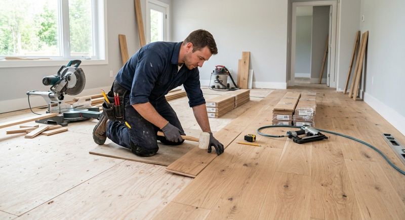 Wide Plank Floor Installation in San Antonio, TX